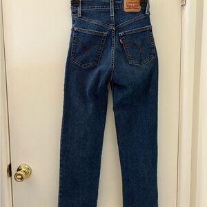 Levi's Dark Blue Straight Jeans